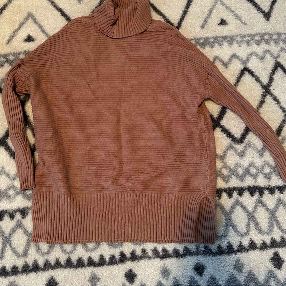 Oversized turtle neck sweater